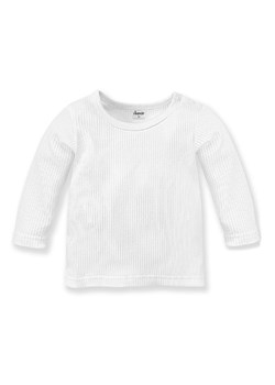 Bawełniany podkoszulek z długim rękawem Lovely Day white prążkowany ze sklepu 5.10.15 w kategorii T-shirty chłopięce - zdjęcie 169721212