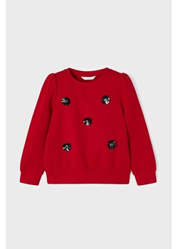 Bluza dziewczęca bez kaptura - czerwona ze sklepu 5.10.15 w kategorii Bluzy dziewczęce - zdjęcie 169721262