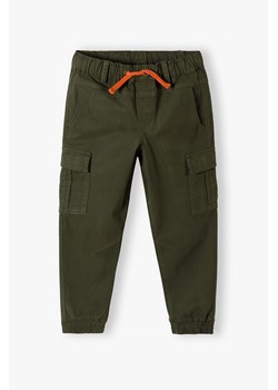 Joggersy chłopięce khaki ze sklepu 5.10.15 w kategorii Spodnie chłopięce - zdjęcie 169721271