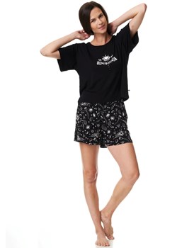 Dwuczęściowa letnia piżama damska z wiskozy czarno biała ze sklepu 5.10.15 w kategorii Piżamy damskie - zdjęcie 169721284