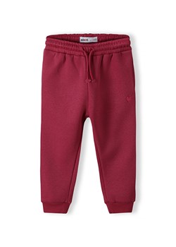 Bordowe spodnie dresowe dla dziecka ze sklepu 5.10.15 w kategorii Spodnie chłopięce - zdjęcie 169721312