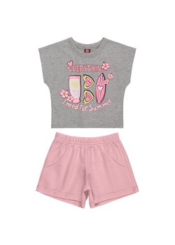 Komplet dla dziewczynki - t-shirt + szorty ze sklepu 5.10.15 w kategorii Komplety dziewczęce - zdjęcie 169721420