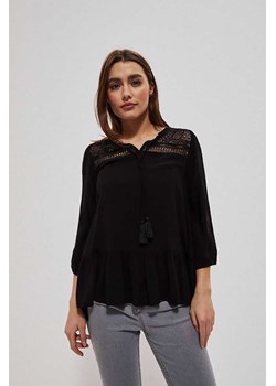 Koszula damska z wiskozy czarna ze sklepu 5.10.15 w kategorii Bluzki damskie - zdjęcie 169721533