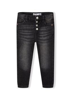 Czarne jeansy dziewczęce o wąskim kroju skinny z kieszeniami ze sklepu 5.10.15 w kategorii Spodnie dziewczęce - zdjęcie 169722021