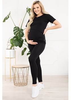 Legginsy ciążowe Gaja z zakładką pod brzuchem ze sklepu 5.10.15 w kategorii Spodnie ciążowe - zdjęcie 169722130