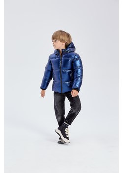 Zimowa pikowana niebieska kurtka dla dziecka - unisex - Limited Edition ze sklepu 5.10.15 w kategorii Kurtki chłopięce - zdjęcie 169722430