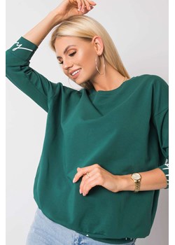Bluza damska luźna - zielona ze sklepu 5.10.15 w kategorii Bluzy damskie - zdjęcie 169722441