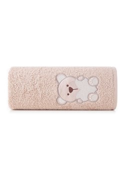 Ręcznik dziecięcy Baby z bawełny 50x90 cm beżowy - miś ze sklepu 5.10.15 w kategorii Ręczniki dla dzieci - zdjęcie 169722524