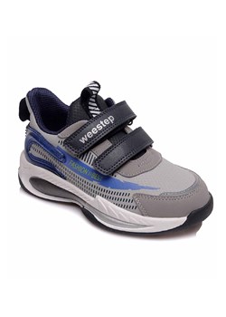 Sportowe szare buty dla chłopca na rzep Weestep ze sklepu 5.10.15 w kategorii Buty sportowe dziecięce - zdjęcie 169722630