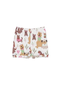 Bawełniane spodenki dziewczęce w pieski ze sklepu 5.10.15 w kategorii Spodenki niemowlęce - zdjęcie 169722844