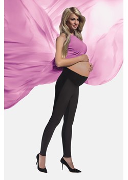 Legginsy ciążowe czarne 200 den ze sklepu 5.10.15 w kategorii Spodnie ciążowe - zdjęcie 169722923
