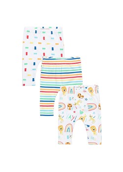 Spodnie niemowlęce bawełniane 3-pak ze sklepu 5.10.15 w kategorii Legginsy niemowlęce - zdjęcie 169723053