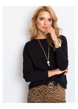 Bluzka damska z długim rękawem - czarna ze sklepu 5.10.15 w kategorii Bluzki damskie - zdjęcie 169723234