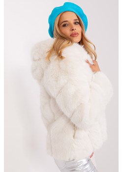 Turkusowy beret zimowy damski z kaszmirem ze sklepu 5.10.15 w kategorii Berety damskie - zdjęcie 169723254