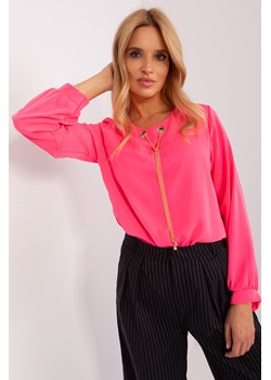 Bluzka damska fluo różowa ze sklepu 5.10.15 w kategorii Bluzy damskie - zdjęcie 169723393