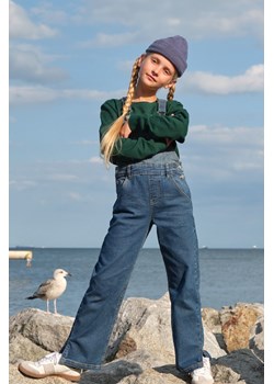 Spodnie jeansowe ogrodniczki - Limited Edition ze sklepu 5.10.15 w kategorii Spodnie dziewczęce - zdjęcie 169723584