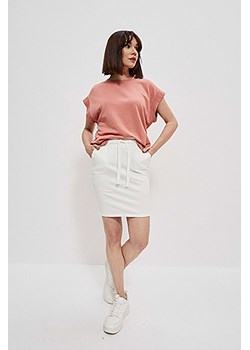 Bluza damska z krótkim rękawem różowa ze sklepu 5.10.15 w kategorii Bluzki damskie - zdjęcie 169723863