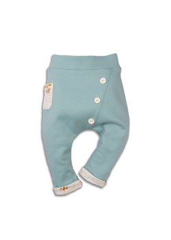 Spodnie niemowlęce z bawełny organicznej dla dziewczynki ze sklepu 5.10.15 w kategorii Spodnie i półśpiochy - zdjęcie 169724033