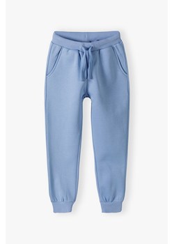 Spodnie dresowe dziewczęce niebieskie - Powerful #Family ze sklepu 5.10.15 w kategorii Spodnie dziewczęce - zdjęcie 169724044