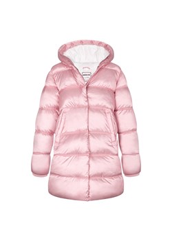 Płaszcz zimowy niemowlęcy różowy z kapturem ze sklepu 5.10.15 w kategorii Kombinezony i kurtki - zdjęcie 169724134