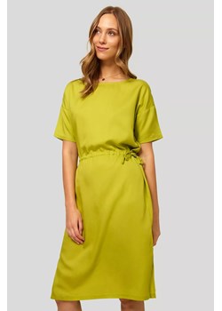 Sukienka z krótkim rękawem - żółta ze sklepu 5.10.15 w kategorii Sukienki - zdjęcie 169724324