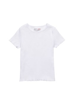 T-shirt dziewczęcy basic biały ze sklepu 5.10.15 w kategorii Bluzki dziewczęce - zdjęcie 169724571