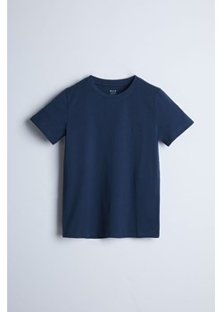 Dzianinowy granatowy t-shirt dla dziecka - unisex - Limited Edition ze sklepu 5.10.15 w kategorii T-shirty chłopięce - zdjęcie 169724593