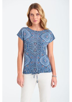 T-shirt damski we wzory wiązany na dole ze sklepu 5.10.15 w kategorii Bluzki damskie - zdjęcie 169724600