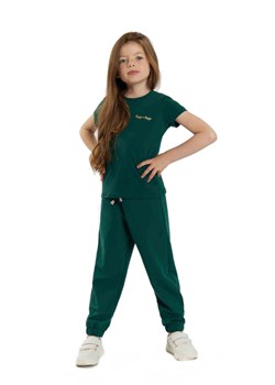T-shirt dziewczęcy zielony ze sklepu 5.10.15 w kategorii Bluzki dziewczęce - zdjęcie 169724641