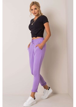 Fioletowe spodnie dresowe Cadence ze sklepu 5.10.15 w kategorii Spodnie damskie - zdjęcie 169724913