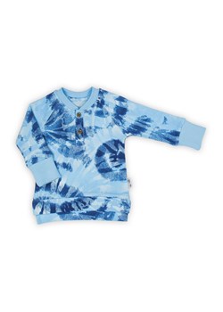 Bawełniana bluzka chłopięca we wzory niebieska ze sklepu 5.10.15 w kategorii T-shirty chłopięce - zdjęcie 169725372