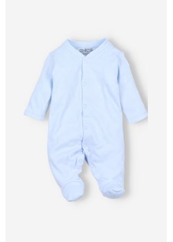 Pajac niemowlęcy z bawełny organicznej dla chłopca niebieski ze sklepu 5.10.15 w kategorii Pajacyki - zdjęcie 169725392