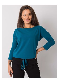Bluzka damska z wiązaniem - niebieska ze sklepu 5.10.15 w kategorii Bluzki damskie - zdjęcie 169725501