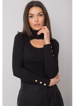 Bluzka z długim rękawem - czarna ze sklepu 5.10.15 w kategorii Bluzki damskie - zdjęcie 169726093