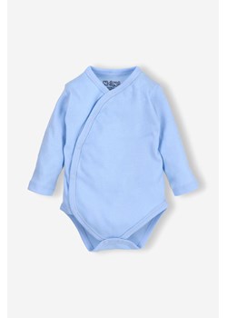 Body niemowlęce z bawełny organicznej dla chłopca niebieskie długi rękaw ze sklepu 5.10.15 w kategorii Body niemowlęce - zdjęcie 169726170