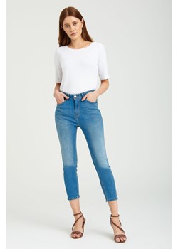 Spodnie klasyczne damskie niebieskie ze sklepu 5.10.15 w kategorii Spodnie damskie - zdjęcie 169726260