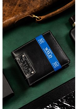 Klasyczny, skórzany portfel męski bez zapięcia — Always Wild ze sklepu 5.10.15 w kategorii Portfele męskie - zdjęcie 169726350