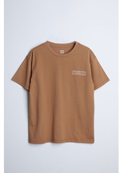 Bawełniany brązowy t-shirt dla dziecka - unisex - Limited Edition ze sklepu 5.10.15 w kategorii T-shirty chłopięce - zdjęcie 169726393