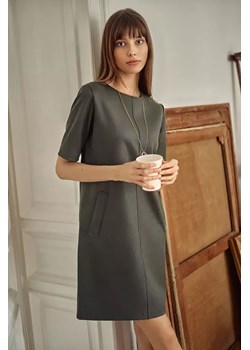 Sukienka przed kolano - zielona ze sklepu 5.10.15 w kategorii Sukienki - zdjęcie 169726754