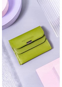 Mały, skórzany portfel damski na zatrzask ze sklepu 5.10.15 w kategorii Portfele damskie - zdjęcie 169726800
