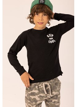 Czarna bluzka chłopięca ze sklepu 5.10.15 w kategorii T-shirty chłopięce - zdjęcie 169727084