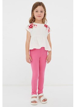 Spodnie długie dla dziewczynki Mayoral - różowe ze sklepu 5.10.15 w kategorii Spodnie dziewczęce - zdjęcie 169727222
