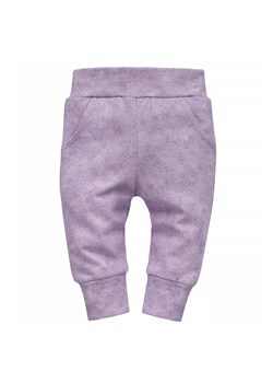 Spodnie dresowe niemowlęce fioletowe ze sklepu 5.10.15 w kategorii Spodnie i półśpiochy - zdjęcie 169727381