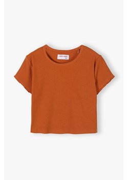 Prążkowany crop top dla dziewczynki ze sklepu 5.10.15 w kategorii Bluzki dziewczęce - zdjęcie 169727662