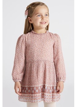 Plisowana sukienka dziewczęca - różowa ze sklepu 5.10.15 w kategorii Sukienki dziewczęce - zdjęcie 169727713