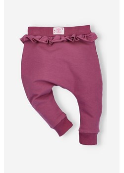 Spodnie niemowlęce z bawełny organicznej dla dziewczynki ze sklepu 5.10.15 w kategorii Spodnie i półśpiochy - zdjęcie 169727841