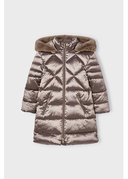 Brązowa pikowana kurtka dziewczęca zimowa - Mayoral ze sklepu 5.10.15 w kategorii Kurtki dziewczęce - zdjęcie 169728110