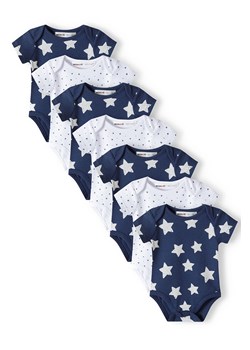 Body bawełniane dla niemowlaka z krótkim rękawem 7-pak ze sklepu 5.10.15 w kategorii Body niemowlęce - zdjęcie 169728182