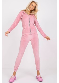 Komplet dresowy  damski : bluza + spodnie - różowy ze sklepu 5.10.15 w kategorii Dresy damskie - zdjęcie 169728400