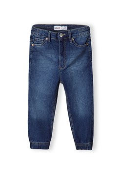 Dziewczęce jeansy o kroju joggerów z mankietami u dołu ze sklepu 5.10.15 w kategorii Spodnie dziewczęce - zdjęcie 169728774
